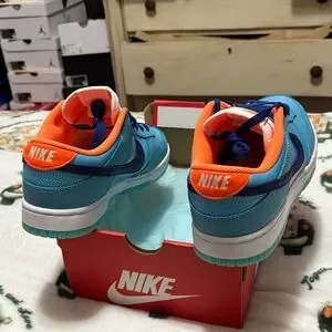 Nike Kids Vibrant Blue and Orange Sneakers Nike | Shoes | Nike Kids Vibrant Blue And Orange Sneakers  main image 2